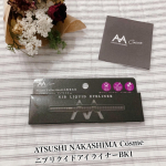 ATSUSHI NAKASHIMA Cosme　ニブリクイドアイライナーBK1を使用してみました✨...ミラノコレクションデザイナー中島篤さんがプロデュースしたコスメで、目&hellip;のInstagram画像