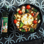 .株式会社nakato様よりいただきましたエキストラバージンオリーブオイルで#カマンベールアヒージョ.ピザがメインだったので「余ったら残ったオイルはパスタと炒めてペペロンチーノやね&hellip;のInstagram画像