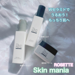 ロゼットSkin maniaセラミド浸透ローション120ml &yen;1200+tax保湿ミルク120ml &yen;1200+tax高保湿クリーム80g &yen;1400+tax&hellip;のInstagram画像