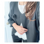 code💐...この時期、大活躍のフォーマルスーツ✨実は今までちゃんとした物はもっていなくて😇やっとゲットできて嬉しいです💕..☑︎ニッセンレースブラウステーパ&hellip;のInstagram画像