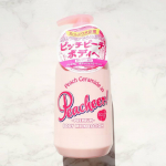 ..ペリカン石鹸ピーチアー プレミアムボディミルクローションお値段 1200円+税を、お試しさせていただきました🎶..〜商品説明&特徴〜.桃セラミド配合でうるおいのピッチピーチボ&hellip;のInstagram画像