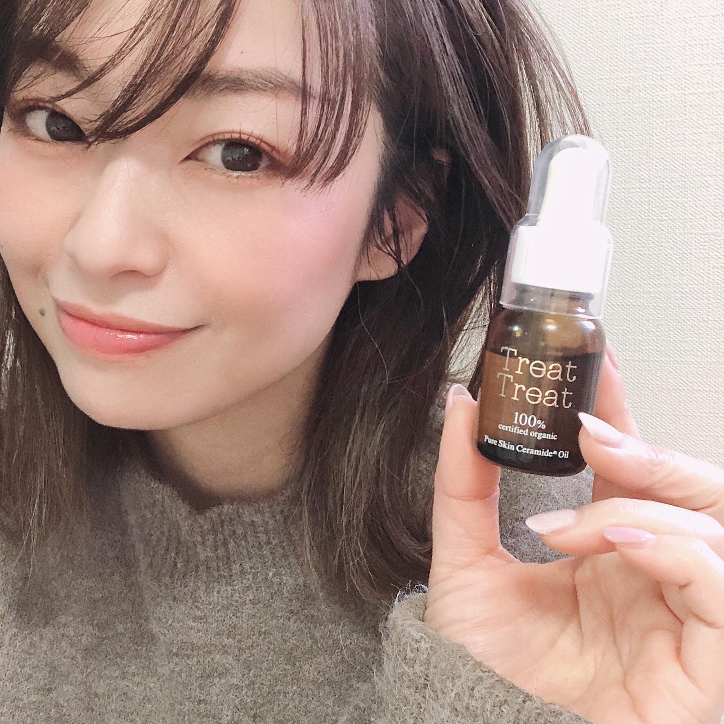 口コミ投稿：.@treattreat_pureskin 元祖【天然ヒト型セラミドオイル】ピュアスキン　セラミドオ…