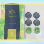 引き続き#アロマでマスク 使用中😷.マスクに貼るだけで快適に✧*｡.合成香料を一切使用せず、100u0025天然精油だけをブレンドマスクに貼るだけでとてもいい香りが広がり癒やされます😌🤲🏻&hellip;のInstagram画像