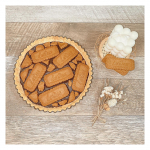 .⁣ロータスブラウニータルト ♡ (&darr;レシピあり)⁣.⁣作りたかったのよねコレ 𓍯⁣可愛いすぎて⁣食べるのもったいない w⁣.⁣.⁣ブラウニータルトのレシピに⁣ロー&hellip;のInstagram画像