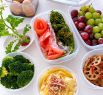 #regrow #vegetables and meal prep for lunch box🍱週末のつくおき野菜。よーく洗って切ったり蒸したり焼いたりを、少ししただけ。コレ、ちょっと&hellip;のInstagram画像