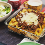 湖池屋さんの「いつでもチャック　トルティヤチップス塩味」を使ってナチョスを作ってみました。軽い塩味でこのまま食べても美味しいんです。ついつい手が伸びちゃう味💛香料・うま味調味料無添加で&hellip;のInstagram画像