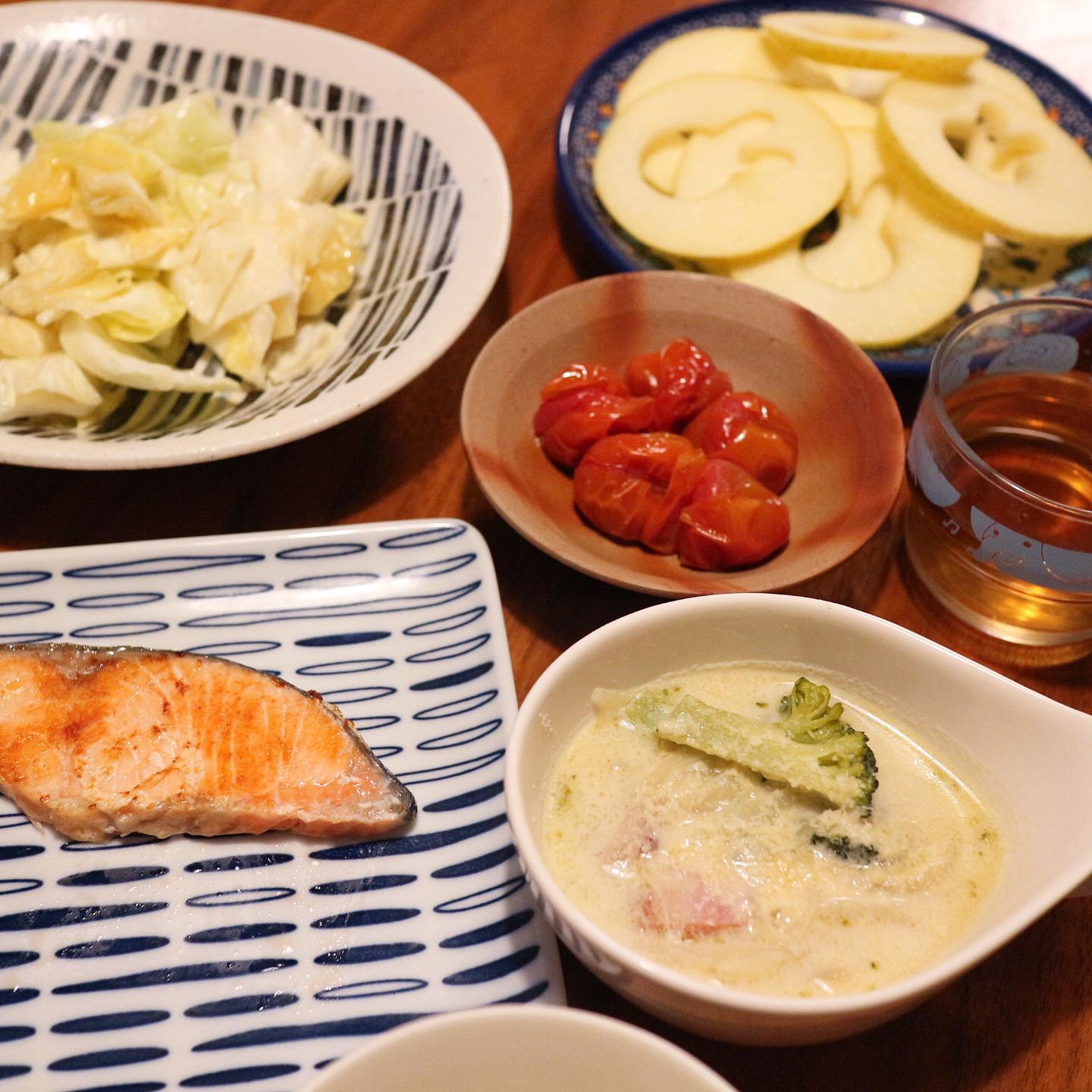 口コミ投稿：夜ごはん🌙スクスクのっぽくん さんに 食べるチカラを育む麦茶！【食育麦茶】をいただ…