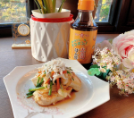 デコポン！火の国ぽん酢暑くなるとさっぱりとしたお料理が、食べたいなぁーと思うと、ポン酢を使用してお料理を作る事が多くなりますねー！今回は、お豆腐のポン酢がけとチヂミを作りました！お豆腐は、水切&hellip;のInstagram画像