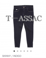 私が今欲しいアイテムはこちらです🥰#tassac #assacdenim #assacjapan #monipla #tassac_fan#スキニー#お洒落さりげない星⭐️とてもお&hellip;のInstagram画像