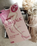 おはようございます😆⤴️お休みなのに朝から雨って☔今日はこちらの @slimwalk_pip  さまの着圧ストッキングを試してみました🤗足首から太ももまで3段階の着圧で朝から夕方まで12時間美脚に見せ&hellip;のInstagram画像