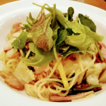 旦那の好きなパスタ屋さんで季節限定パスタを堪能♪美味しい物を食べると幸せな気持ちになりますね(*&acute;&omega;`*)#母の日 #野菜をMOTTO #野菜をもっと #スープ #レンジ #カップスープ #モンマルシ&hellip;のInstagram画像