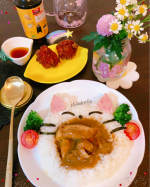 😸Happy Meow curry🍛Curcumin inside curry can increase levels of a protein called CAMP that helps &hellip;のInstagram画像