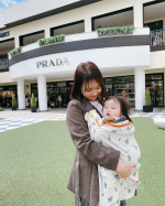 ﻿﻿﻿﻿﻿﻿便利でかわいいベビーグッズの新作紹介📣﻿﻿﻿・2Wayケープ﻿抱っこ紐にかけたりベビーカーにも装着出来る🤟🏼﻿竹を原料とした接触冷感にUV&hellip;のInstagram画像