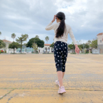 #ニッセン の子供用 #7分丈サルエルパンツ を、#モニター させていただきました☆.価格は、サイズや柄により、税込 &yen;1,318～&yen;1,599。.柄は 6種類あって、サイズ展開は 1&hellip;のInstagram画像