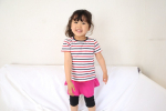♫♫.ニッセン様 (u0040nissen_kids_official )のフレアスカッツ❤️.明るい色合いがひなも気に入り興奮‼︎💕.結構伸縮性がありフィット感があるので、公園とか動き&hellip;のInstagram画像