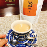 ティータイム☕✧大人の女性のために開発した本格ミルクティーVita Milk Tea大豆イソフラボン、カルシウムコラーゲン、乳酸菌、食物繊維など女性に嬉しい成分が入っている&hellip;のInstagram画像