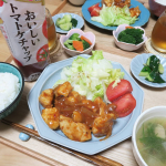 テーブルランド @tableland_official様の『おいしいトマトケチャップ🍅』トリムネ肉のケチャップ炒めにしていただきました。500gに厳選された完熟トマトがたっぷり『約&hellip;のInstagram画像