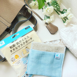 マスクケース𓂂𓏸外出先でマスクをはずすとき、マスクってどうしてますか？今まで、わたし、カバンにそのまま突っ込んでました𓂃𓇢もちろん内側に折ってね𖥧でもでも、しまい方がやっぱ気になって&hellip;のInstagram画像