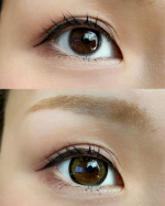 GENISHのカラコンの#05amaroをつけてみました！普段使いしているカラコンより着色が大きめでがっつり化粧している方にも違和感なく使えると思いますしかも、値段が驚き！1か月使&hellip;のInstagram画像