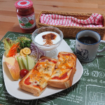 .もうお昼ですが...💦今日の #おうちブランチ#バジル 香る #トマトソース が爽やか～✨イタリア北部のエミリア・ロマーニャ州、美食の街として知られるモデナで厳選したイタリア&hellip;のInstagram画像