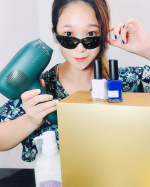 Hair removal for summer🌞🌊🌺✨New nail color summer mood💅( &acute; ▽ ` )Easy to use because it doesn't hu&hellip;のInstagram画像