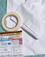 これ使うと裾上げすごく簡単⭐︎両面テープみたいな感じで簡単に出来ました(*&acute;&omega;`*)裾上げは大の苦手でしたがこれからは裾上げが好きになりそうです╰(*&acute;︶`*)╯♡#水に強い布用両面テープ&hellip;のInstagram画像