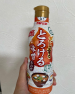 体に良くて美味しいので味噌は普段からよく使っているのですが、液体味噌は本当に便利！出汁の香りがしっかりあって美味しいのはもちろんのこと、炒め物にも溶けやすく、鮮度保って上音保存できるボ&hellip;のInstagram画像