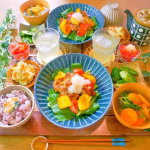 ✎&lrm;𓂃𓈒𓏸&hellip;&hellip;&hellip;&hellip;&hellip;&hellip;&hellip;&hellip;&hellip;&hellip;&hellip;&hellip;&hellip;&hellip;&hellip;&hellip;&hellip;&hellip;&hellip;&hellip;&hellip;&hellip;&hellip;&hellip;&hellip;&hellip;५✍⋆*≫ご紹介≫レシピあり❤⋆⋆〖 6月29日(夜)の#まりんちごはん 〗.✪ 鶏肉のこんぶ茶ソテー おろしポン酢&hellip;のInstagram画像