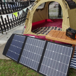 @owltech0303 さんの#ソーラーパネル❤持ち運びが簡単でカバンみたいにたためて#太陽光 で#スマホの急速充電や、#ポータブル発電機 の充電もできるので、外遊びや災害の時も安心🤩🎶いつ&hellip;のInstagram画像