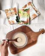 🎃🌽🥔⁡\ 野菜を𝙈𝙊𝙏𝙏𝙊 /⁡この前載せたかぼちゃのスープが美味しすぎたので、他のも飲んでみたくなり&hellip;😍で、安定の美味しさ!!!🤤⁡常温保存できるし、温めてもいいし、冷&hellip;のInstagram画像