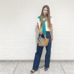 ____昨日の豪雨こわかったねー(T-T)急な雷雨には要注意⚠️❇︎@nissen_ladies_official ニッセンのゆるフィットワイドパンツ商&hellip;のInstagram画像