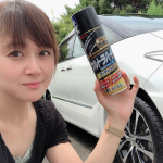 車のタイヤをピカピカにしてみた✨✨✨使ったのは、驚異の高性能タイヤコーティングができる【ウルトラハードコーティング タイヤ用】シューッとスプレーするだけで、めちゃピカピカ綺麗にツヤが出&hellip;のInstagram画像