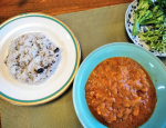 今日も暑かった！そんな日のランチはスパイスカレー。わが家は普段から雑穀米を食べています。今日は、はくばく十六穀米ごはんで。この十六穀米はゴロッと入った黒豆や小豆の食感、&hellip;のInstagram画像