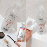 #ピュアヴィヴィ #Purevivi #クレンジングローション 🎵これ、大好き💕ウォータープルーフ落ちます✨通常#拭き取りクレンジング は両面使いでコットン5枚ですが、こちらは&hellip;のInstagram画像