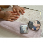 ◡̈ ⁡⁡⁡⁡みんなのバッジ𓅯⁡⁡⁡⁡@minnano_badge 様⁡お試しさせていただいた缶バッジ𓍯⁡⁡⁡⁡母子手帳ケースにつけ&hellip;のInstagram画像