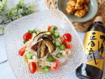 🎐【 焼き茄子の素麺 】#正田醤油 様の #つゆ正田流 を使って、#夏 にぴったりの #素麺アレンジ ❤️なんと #鶏の照り焼き にも、同じ #つゆ正田流 を使いました&hellip;のInstagram画像