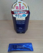 スペシャルパウダーソープ使ってみました！女性が悩む毛穴汚れにオススメしたいナンバー1洗顔料ということで開き毛穴黒ずみ毛穴など毛穴トラブルだらけの私にはピッタリな商品です。泡立ちがモコモコでとっても&hellip;のInstagram画像