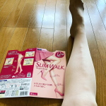 ピップのスリムウォーク着圧ストッキングをお試ししましたー足首から太ももまでおなかに近づく程ゆるやかな着圧になっているのでくるしくは感じませんお腹周りもゆるやかできつくないです一&hellip;のInstagram画像