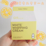 🍋G9ウユクリーム🍋⁡⁡⁡数量限定で「レモンイエロー」カラーが登場！⁡韓国で話題のシカ（ツボクサエキス配合）とビタミン成分7種配合の日本限定発売商品。⁡くすみ＆色沈み＆肌荒れケア成分配合！⁡&hellip;のInstagram画像