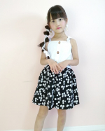 nissenのパンツインスカートを着用させていただきました😊小学生で走り回るからパンツインタイプはありがたい！！見た目はスカートだから女の子らしくていいよね💕生地も&hellip;のInstagram画像