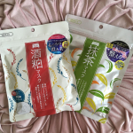 『宇治抹茶マスク＆酒粕マスク』お試ししました＾＾pdcさんから発売の顔用マスクです。毛穴が気になるときは宇治抹茶マスク、乾燥やくすみが気になるときには酒粕マスクといことなので、酒粕マスクをしてみま&hellip;のInstagram画像