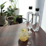 作っておいたりんごのはちみつ漬けをソーダで割って夏の昼下がりにぴったりなハニーアップルソーダ🍎炭酸水はよく飲むからこそこだわりのあるものを選びたい☝️💡お最近気に入りのLOHACO Water&hellip;のInstagram画像