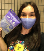 u0040isdg_japan 様の ＊立体型スパンレース不織布カラーマスク  パープル＊をご紹介します💜😷⁡上品な「立体型」マスク❤️⁡不織布&times;カラーのありそうでなかったマスクです‼️⁡&hellip;のInstagram画像