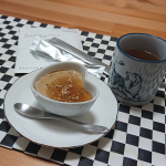 .#パウダーティー スイーツ 第2弾 は #ほうじ黒豆ティー  を使った #プリン 🍮甘さ控えめなので、メープルシロップやハチミツをかけて召し上がれ🎵...ですが、まずは何もかけず&hellip;のInstagram画像