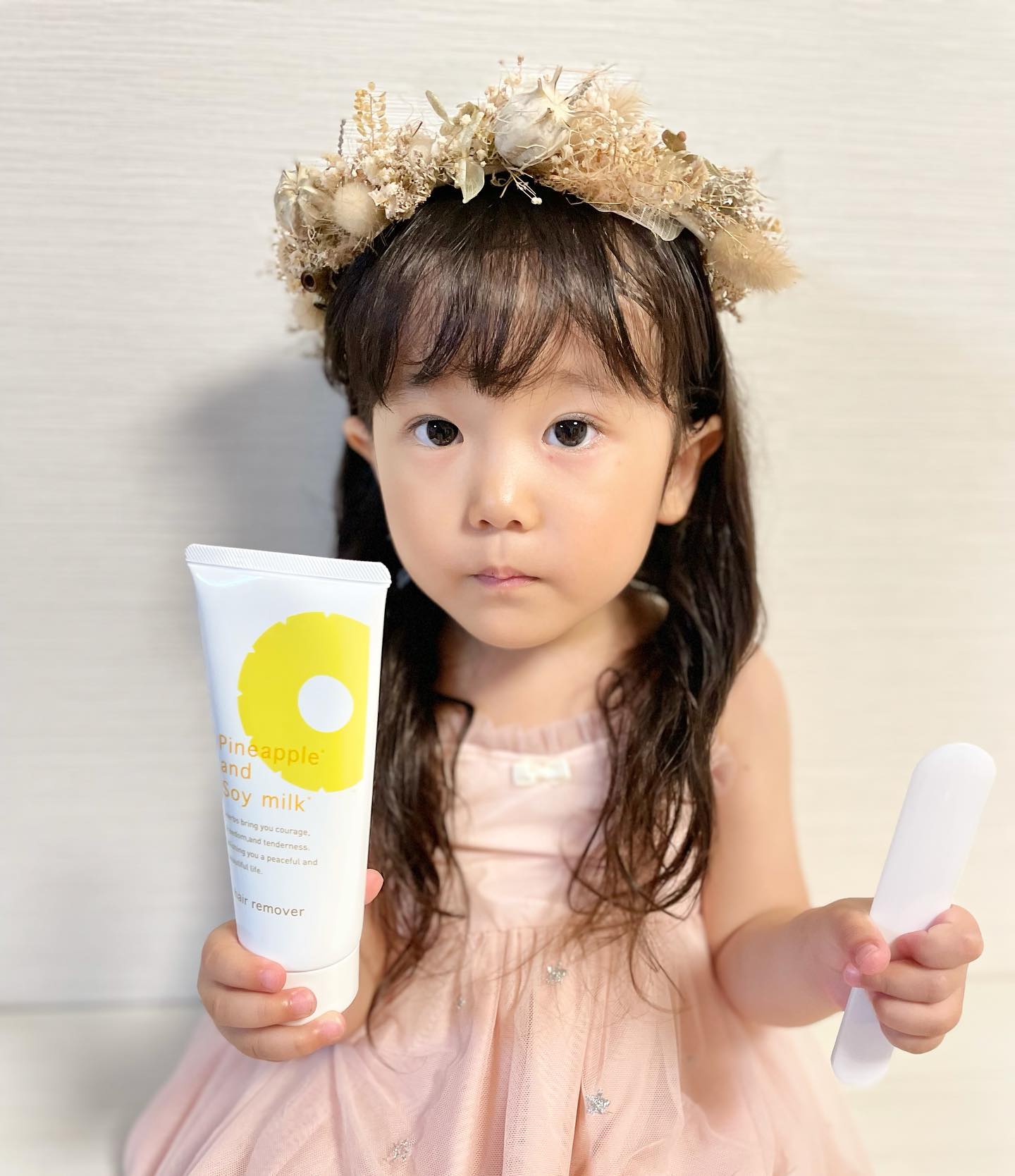 口コミ投稿：パイナップル豆乳除毛クリーム✭お試しさせて頂きました～🥰*除毛クリームは初体験♡チ…