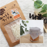 みつろうラップって知っていますか～？みつろうを布にしみこませて作るラップで繰り返し使えるエコなアイテム。約10分でつくれる　エコなラップオーガニックの布でつくるみつろうラップキットを使って&hellip;のInstagram画像