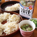 正田醤油 さんに 冷汁うどんつゆ をいただきました🍳いつもとちょっと違う味を楽しみたいとき、1人分から手軽に作れるストレートつゆ「冷汁うどんつゆ」米と麦の合わせ味噌をベースに練りごまと&hellip;のInstagram画像