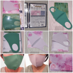 #モニプラ 様を通じて、 #色彩マスク 😷 #マスクケース 付き #グリーン #ピンク をお試しさせていただきました😷🍀🌸#色彩心理 研究者 の春田 #医師 による監修の下、 #色彩 の力で少&hellip;のInstagram画像