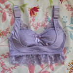 モニプラさんで、パジャマコンテストに参加し、株式会社イッティさんのエレアリーナイトブラをいただきましたヾ(o&acute;&forall;｀o)ノ  ラベンダーのMサイズをいただきました😊✨そして、なんと、コンテストに入賞し、&hellip;のInstagram画像