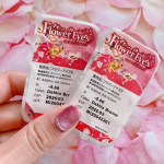 .#カラコン　お試しさせてもらいましたー👀💕.Flower Eyes度あり　DIA14.5 1ヶ月　マンスリーカラコンダリアブラウン.久しぶりの縁ありカラコン！！2&hellip;のInstagram画像
